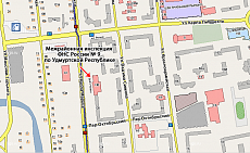 Первомайская налоговая Ижевска, ИФНС 9. Схема проезда.